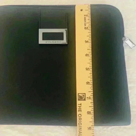 BVLGARI Black CLUTCH Bag Tablet Cosmetic ACCESSORIES Bag - Picture 2 of 7